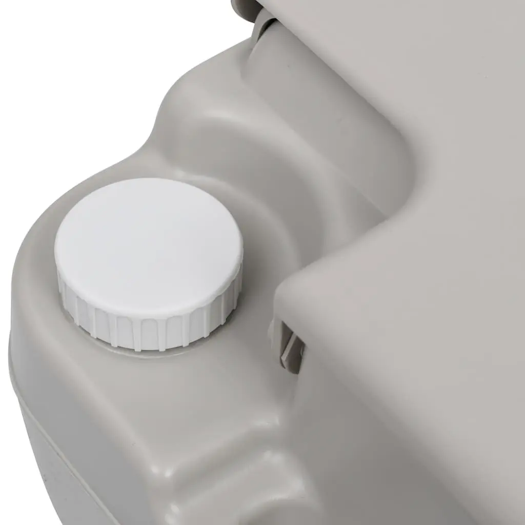 Portable Camping Toilet Grey 20L Waste 10L Fresh Water Tank Caravan Motorhome