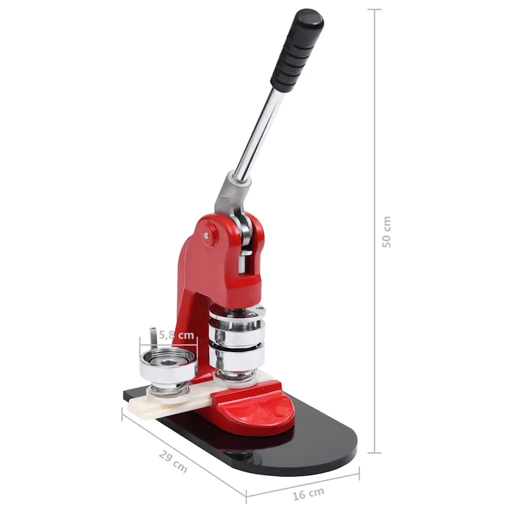 Button Badge Maker Machine 58mm Circle Cutter DIY Pin Craft Tool