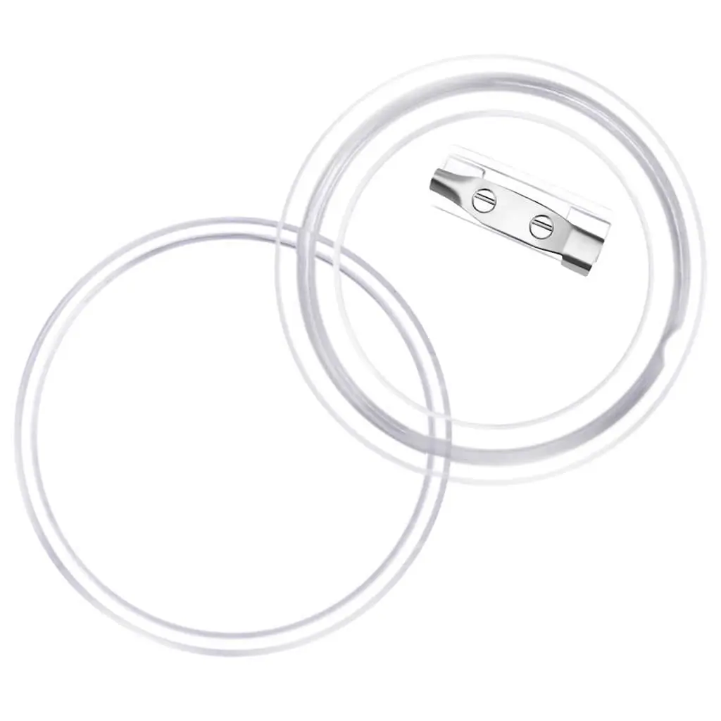 Button Badge Kit Transparent 58mm DIY Craft Supplies