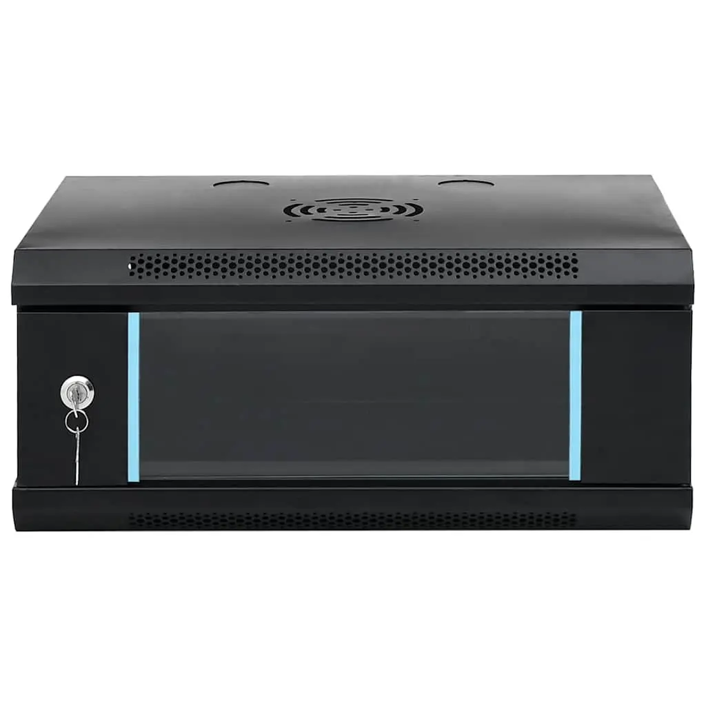 4U Wall Mounted Network Cabinet 19" IP20 53x40x21cm Data Server Rack Enclosure