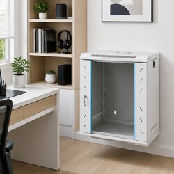 12U Wall Mounted Network Cabinet 19 Inch Rack Mount Server Equipment Storage
