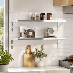 Stainless Steel Shelf Brackets
