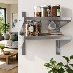 2-Tier Wall Shelf
