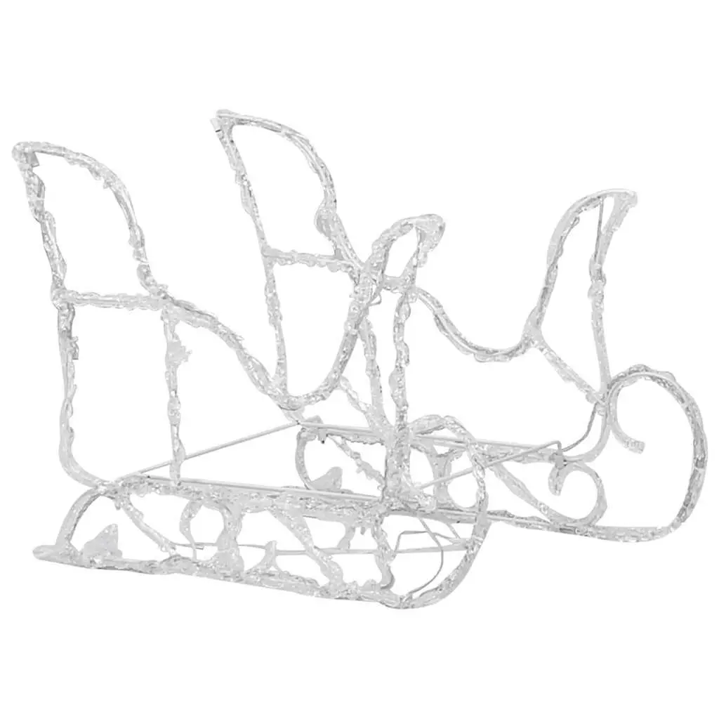 Christmas Lights Decoration Cold White 320 LEDs Outdoor Reindeer and Sleigh