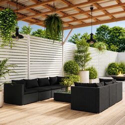 Compact 8 Piece Garden Lounge Set: Perfect for You