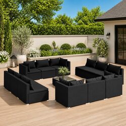 Compact 13-Piece Outdoor Lounge Set