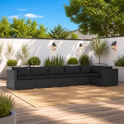 Compact 6-Piece Outdoor Lounge Set - Perfect Fit