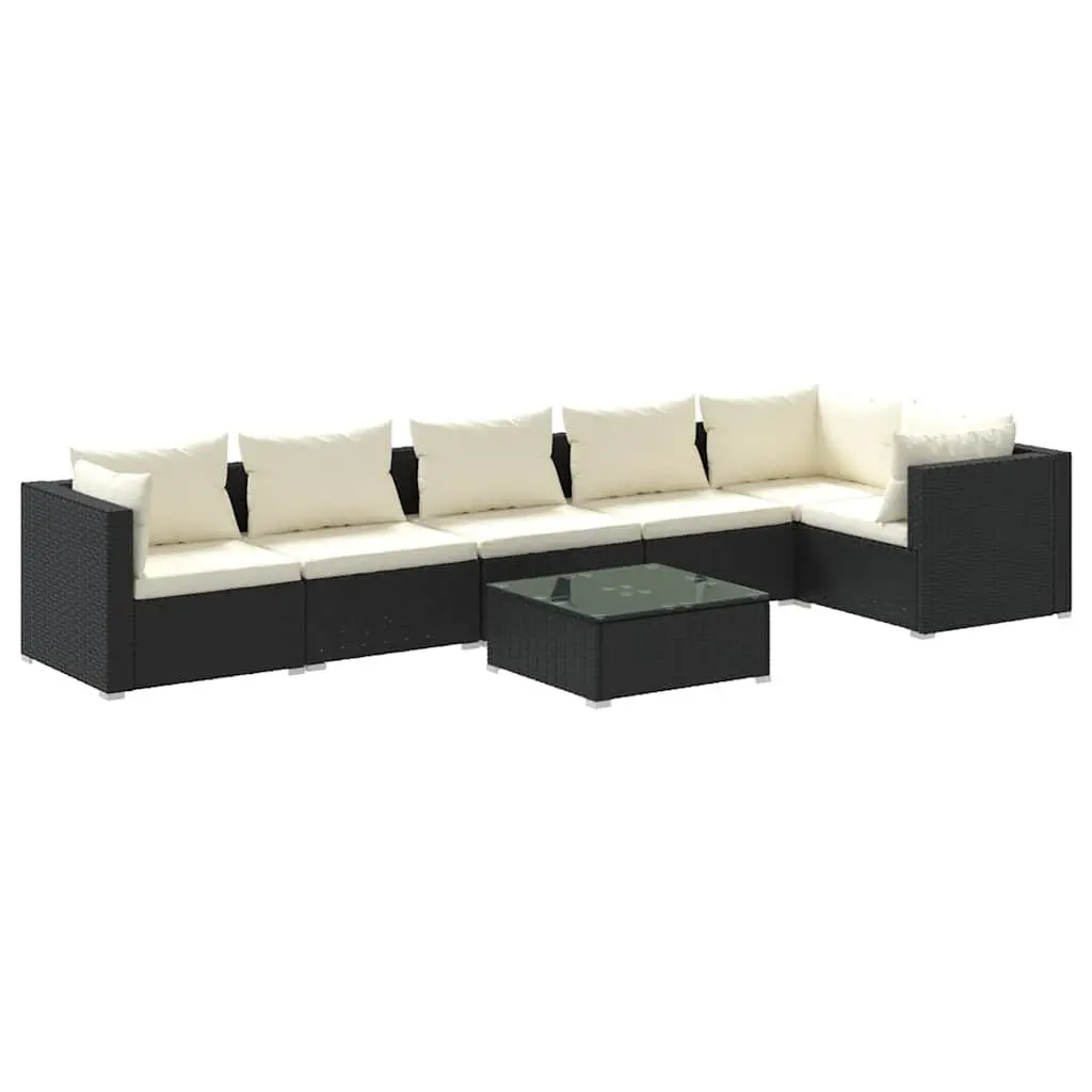 7-Piece Modular Lounge Set for Outdoor Comfort