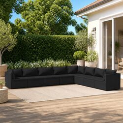 8 Piece Garden Lounge Set with Comfort and Style