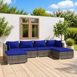 Your Perfect 6-Piece Garden Lounge Set with Cushions