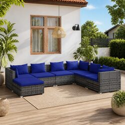 7-Piece Garden Lounge Set: Built to Last