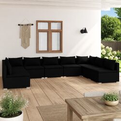 Concise 9 Piece Garden Lounge Set Description