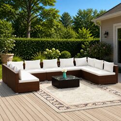 Efficient 10-Piece Outdoor Lounge Set