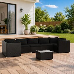 8 Piece Outdoor Lounge Set: Enjoy Comfort and Flexibility