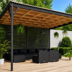 Compact and Stylish 9 Piece Garden Lounge Set