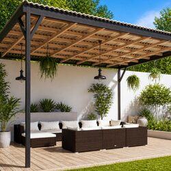 Compact and Stylish 10-Piece Modular Patio Set