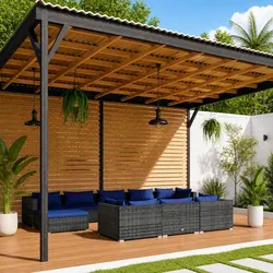 10 Piece Garden Lounge Set: Stylish Comfort for Your Patio