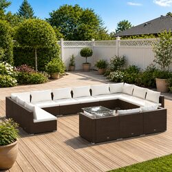 14-Piece Outdoor Lounge Set for Relaxation Anytime