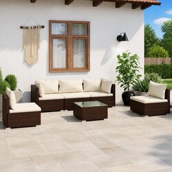 Compact and Stylish Modular Garden Lounge Set