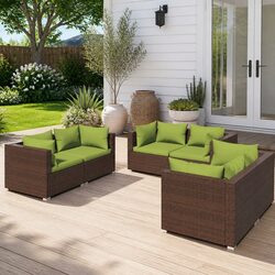 Compact and Functional Garden Lounge Set for Outdoors
