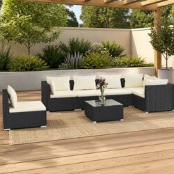 7-Piece Outdoor Lounge Set: Stylish and Durable