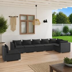 7-Piece Outdoor Lounge Set for Relaxing Spaces