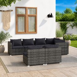 Enjoy Outdoor Living with This 9 Piece Rattan Sofa Set