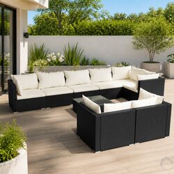 9-Piece Outdoor Lounge Set: Style Meets Function
