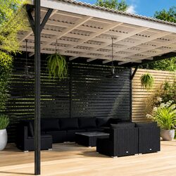 Compact and Reliable 10 Piece Outdoor Lounge Set