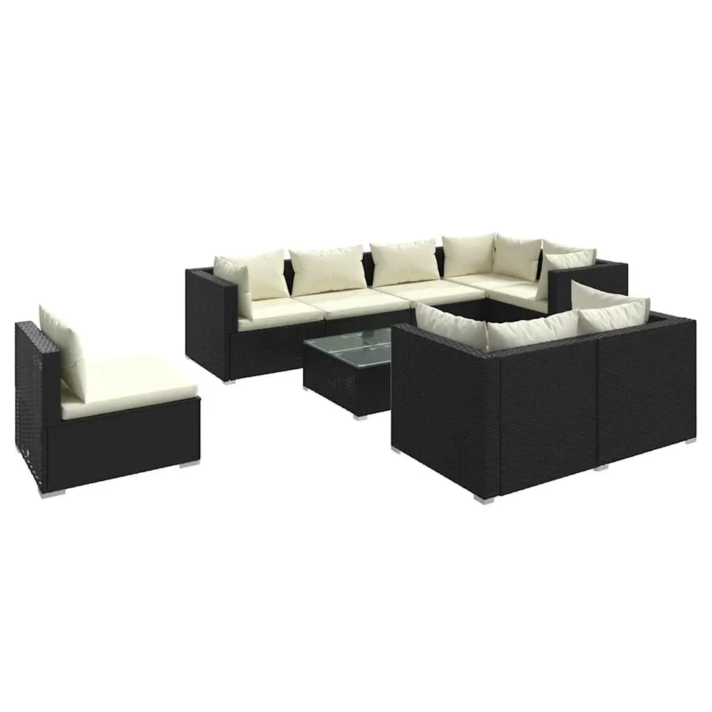 9 Piece Outdoor Lounge Set with Flexible Arrangement