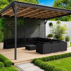 12-Piece Garden Lounge Set: Comfortable and Durable