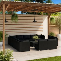 Concise and Stylish 14 Piece Garden Lounge Set