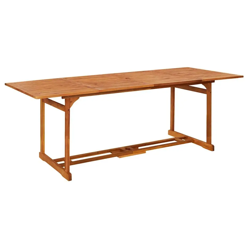 Garden Dining Set Grey 11 Piece Outdoor Furniture Solid Acacia Wood Cushions