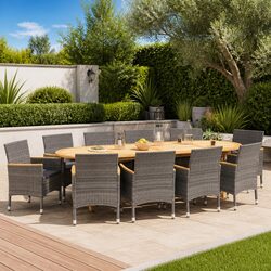 11 Piece Outdoor Dining Set