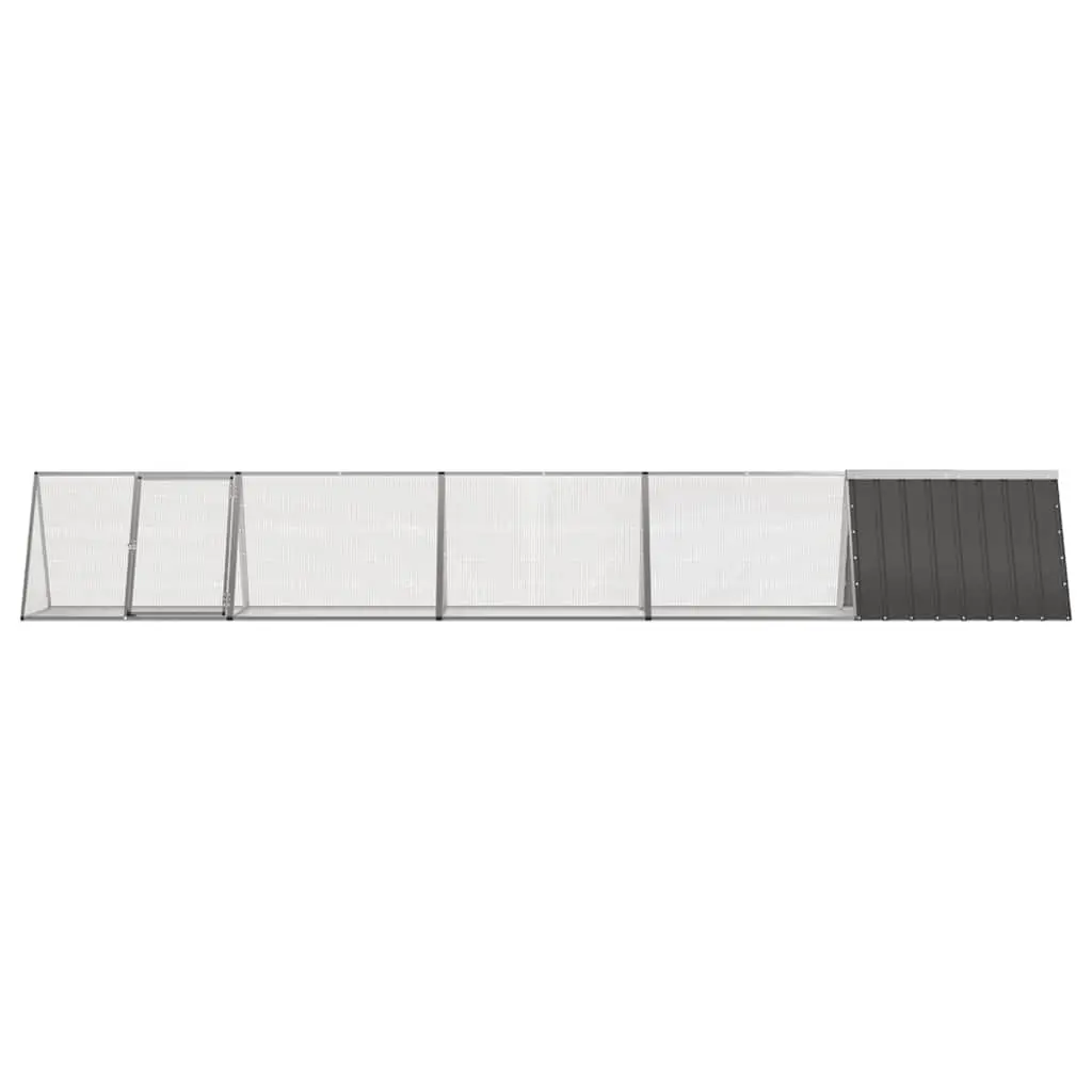 Rabbit Cage Anthracite Galvanised Steel Outdoor Run Enclosure Extension