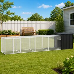 Galvanised Steel Chicken Cage for Outdoor Safety