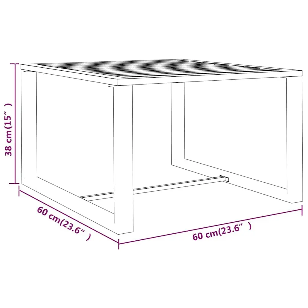 3 Piece Garden Lounge Set Modular Patio Furniture Aluminium Anthracite with