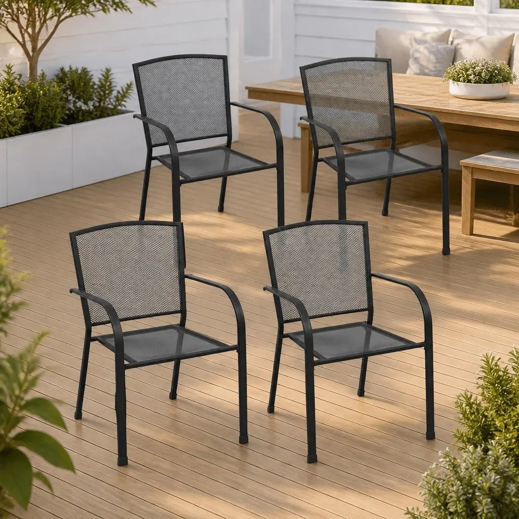 4-Piece Outdoor Chairs Set
