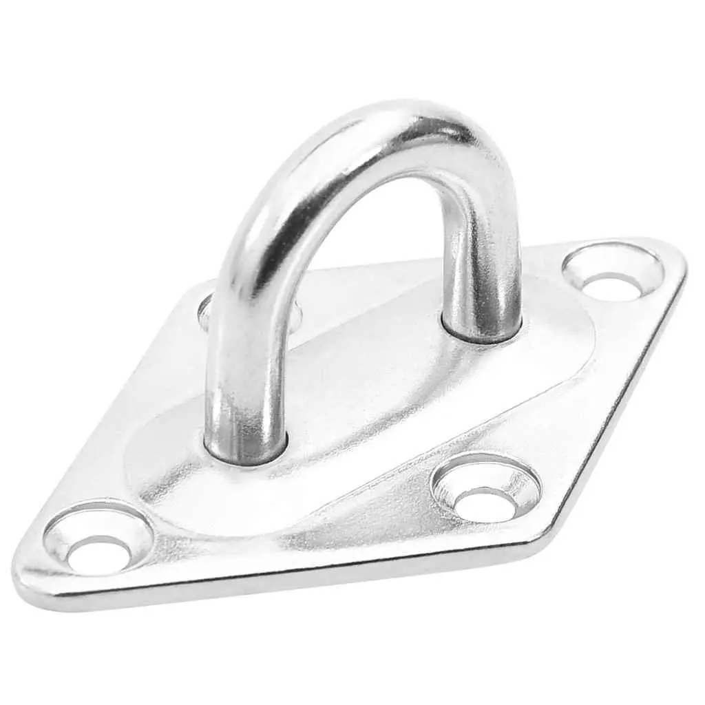 9 Piece Adjustable Shade Sail Fitting Kit Stainless Steel Hardware for Garden Structures with Carabiners and Turnbuckles