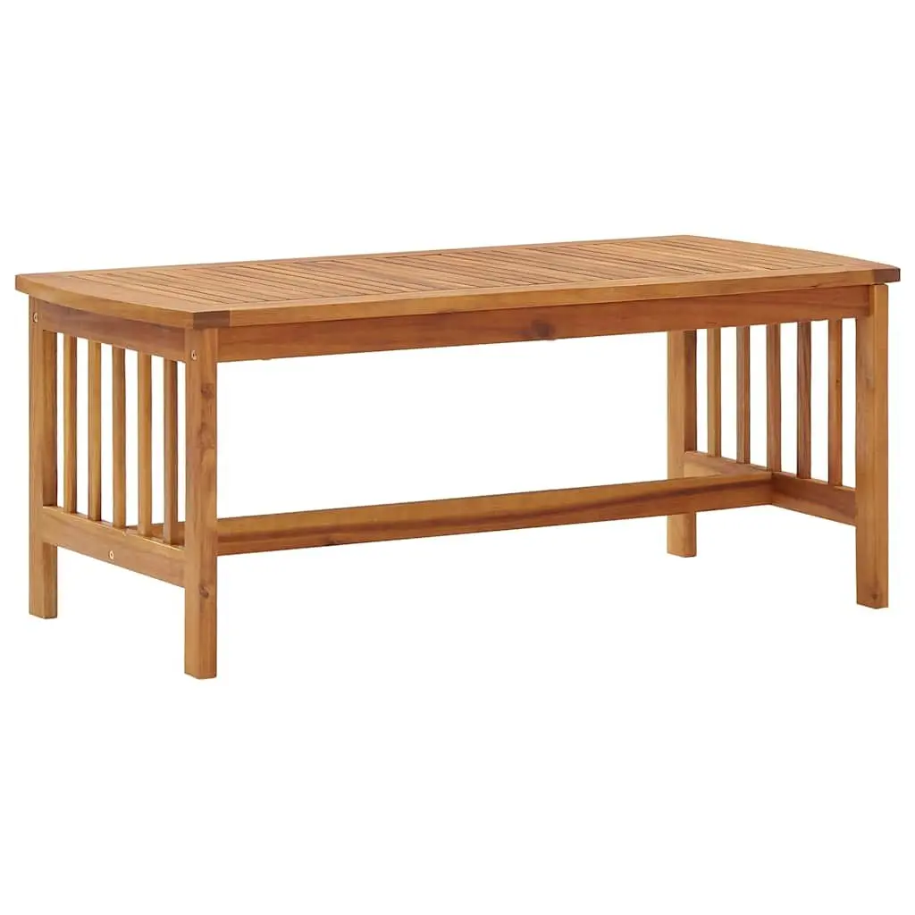 Garden Lounge Set 2 Piece Outdoor Furniture with Cushions Acacia Wood Patio