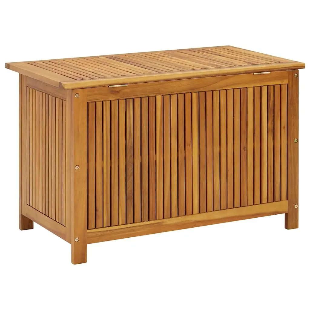 Garden Storage Box 90x50x58 cm Outdoor Bench Solid Acacia Wood Brown