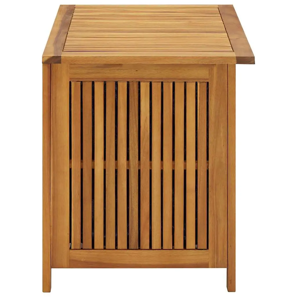 Garden Storage Box 90x50x58 cm Outdoor Bench Solid Acacia Wood Brown