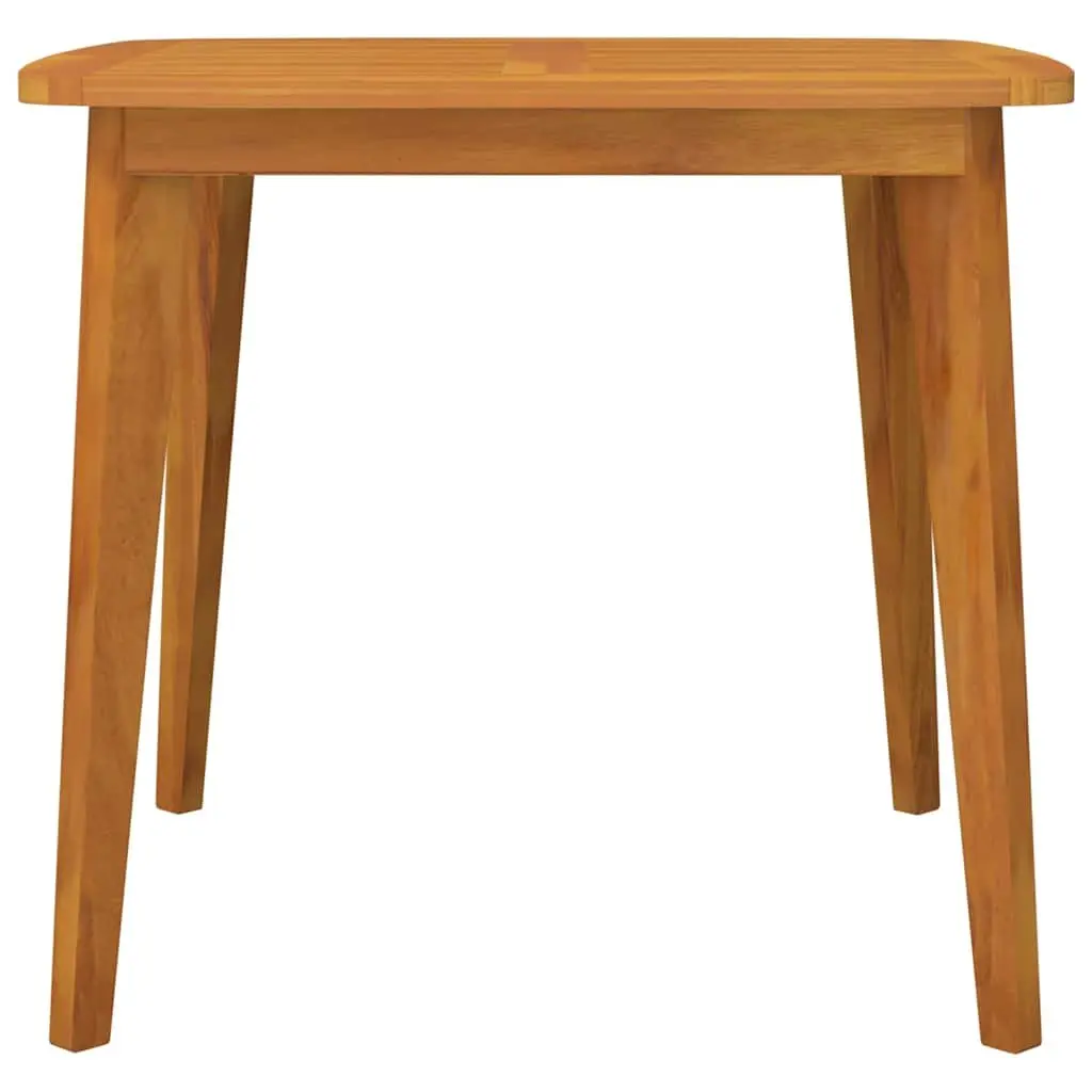 Garden Table Brown 85x85x75cm Solid Wood Acacia Slatted Top