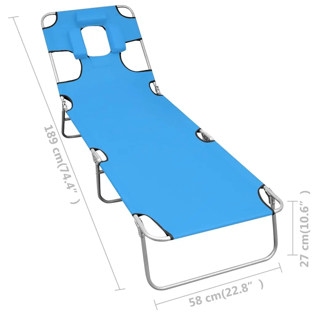 Adjustable Sun Lounger for Outdoor Enjoyment