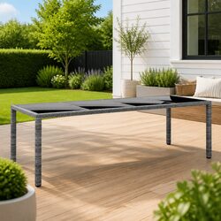 Compact and Strong Outdoor Dining Table 250x100cm