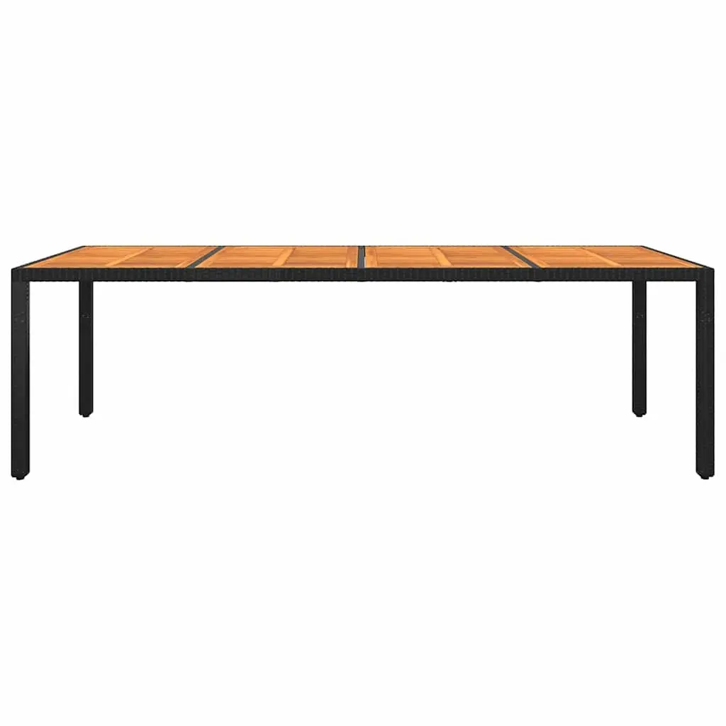 Garden Table with Acacia Wood Top