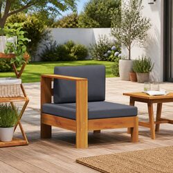 Outdoor Middle Sofa Section: Sturdy and Comfortable