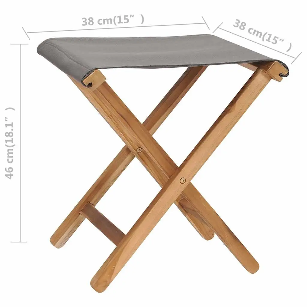 Solid Wood Folding Chairs Set