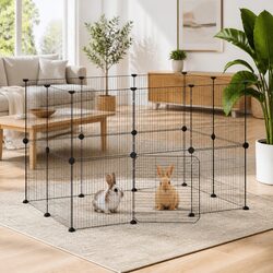 20-Panel Pet Cage with Durable Build