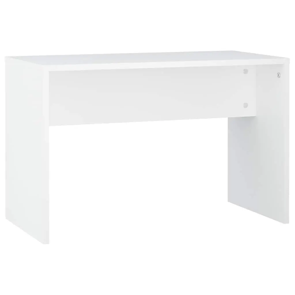 White Dressing Table Set with Utility Mirror and Stool LED Lighting Storage Makeup
